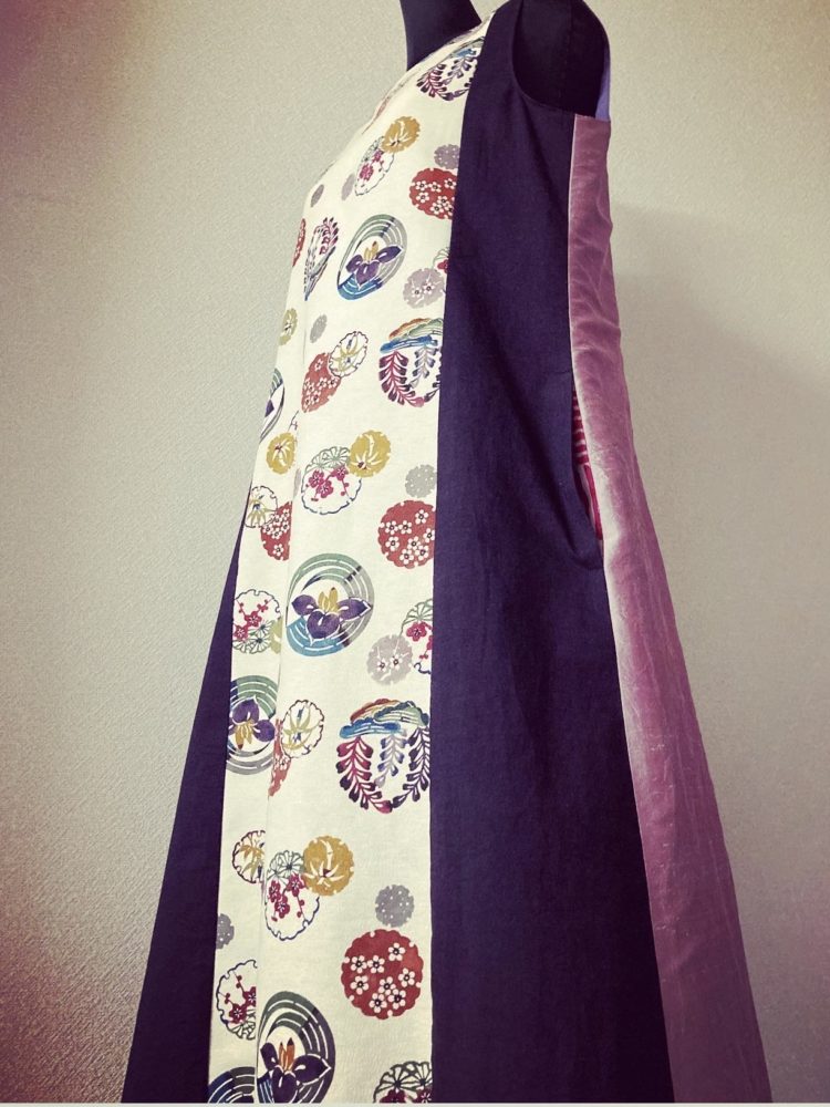 琉球ドレス（沖縄の紫ドレス）👗 after写真
