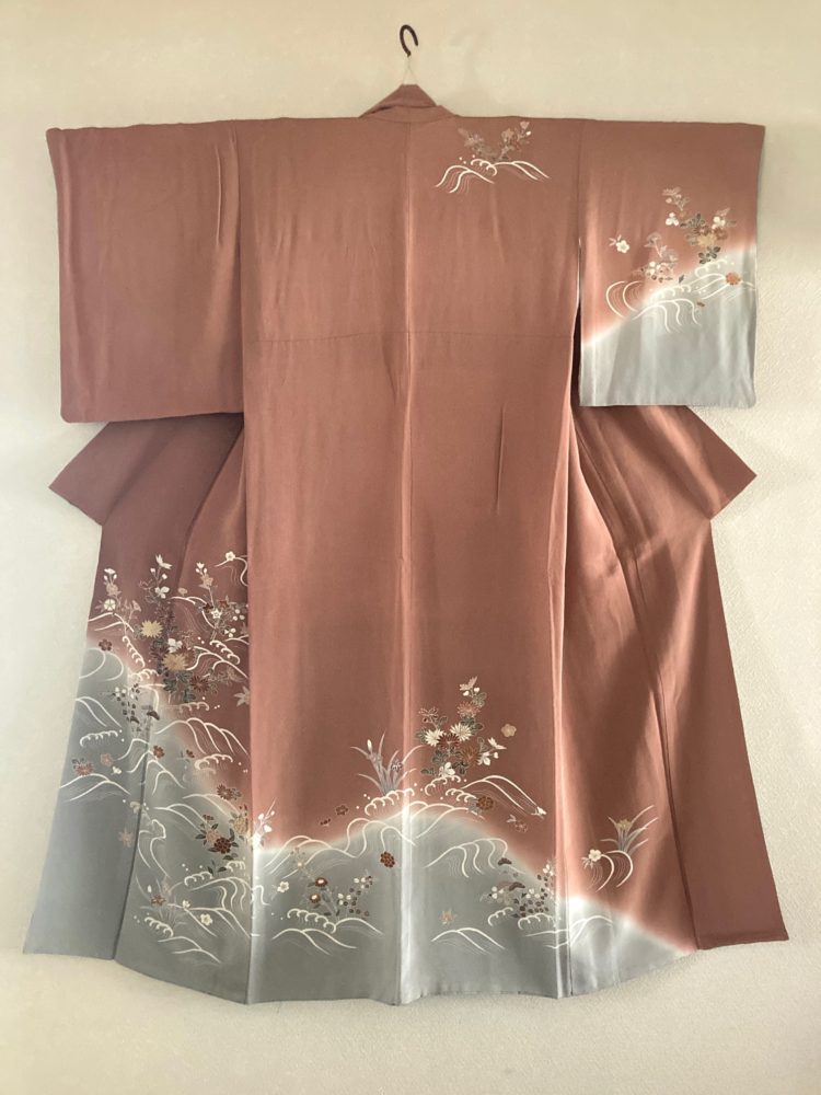 母の訪問着 Before写真