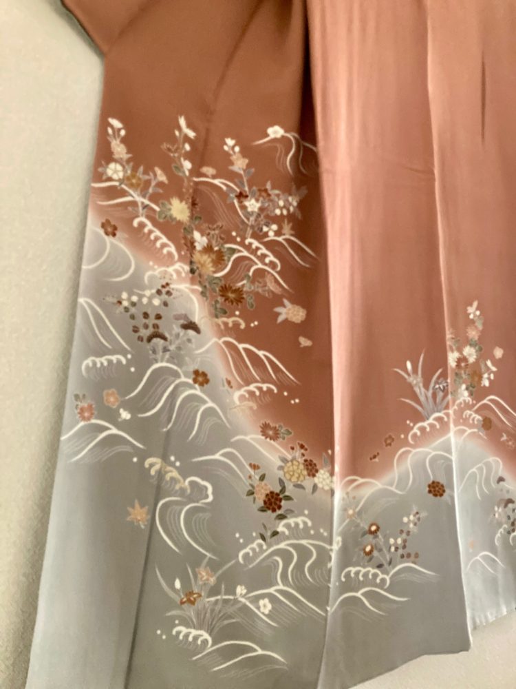母の訪問着 Before写真